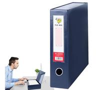 A4 Document Organizer, Portable Project Case, Waterproof Storage Box for Stationery Agency, A4 File Storage Boxes, Integrated Lid Design, D Box