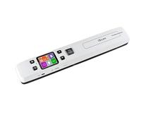 A4 Document Scanner Portable LED Display Mobile HD 1050DPI Color Book File Photo Support JPEG Format 32G TFCard(USB White Scan)