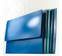 A4 Document Wallet Foolscap Cardboard Envelope Filing Folder Document Wallets Assorted Colours Pack of 10