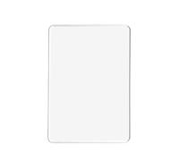 A4 Double Sided Magnetic Erasable MDF Plain Whiteboard with White Border