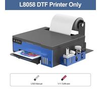 A4 DTF Printing Machine For DIY T-Shirt With XP600 Compatible Printhead And DTF Curing Oven(L8058 DTF SET 1)