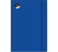 A4 Easynote Soft Touch Dark Blue Notebook Ruled Sheets