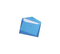 A4 Envelope Wallets - Blue - Pack of 5
