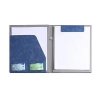 A4 Executive Leather Padfolio Organizer With Card Holders, Magnetic Closure Business Folder For Meetings And Contracts, Professional Document Case
