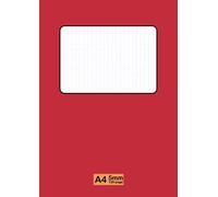 A4 Exercise Book 5 mm Square: A4 Maths Exercise Books Squared 5 mm (0.5 cm) , Notebook for Mathematics (Math),Perfect for Schools, Business, Home, ... writing -Thick 90GSM Quality White Paper