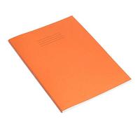 A4 Exercise Books 5mm Squared Orange Cover 80 Page (Pack of 4)