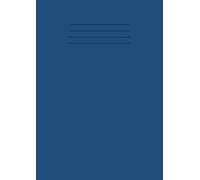 A4 Exercise Books 7mm Squared: A4 Notebook, 7mm Graph Ruled 100 Pages, 90 GSM , Grid Paper, Ideal for Maths, Science, Schools, Engineering and office use. - DARK BLUE Cover