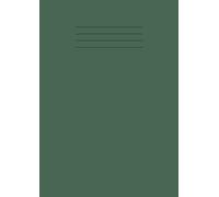 A4 Exercise Books 7mm Squared: A4 Notebook, 7mm Graph Ruled 100 Pages, 90 GSM , Grid Paper, Ideal for Maths, Science, Schools, Engineering and office use. - DARK GREEN Cover