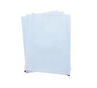A4 Exercise Paper, 7mm Square Grid, 5000 Sheets, 75gsm, Unpunched, 10 Reams of 500, for School and Office