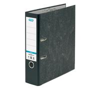 ELBA Smart Original Wide Lever Arch File A4 80 mm Black 2 Rings Cardboard Marbled