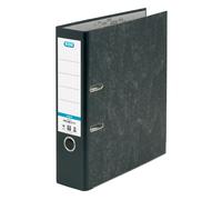Elba A4 Lever Arch Files, Black Cloud Effect, Durable Matt Paper-on-Board Filing Folders, 80 mm Spine Holds Up to 560 Sheets, Single Folder