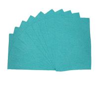 A4 Felt Sheets for Crafting - Medium Firm - Mix & Match Colours - Build Your Own 12 Sheet Bundle - 10 Aqua