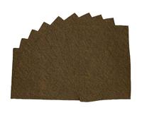 A4 Felt Sheets for Crafting - Medium Firm - Mix & Match Colours - Build Your Own 12 Sheet Bundle - 159 Brown Bark