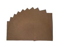 A4 Felt Sheets for Crafting - Medium Firm - Mix & Match Colours - Build Your Own 12 Sheet Bundle - Burnt Sienna