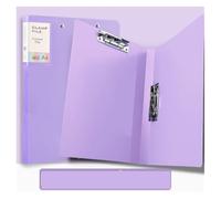 A4 File Folder Report Cover, Clamp Binder folders | Without Rings Office Project Folder for Letter Size or A4 Size,Blue-Double Clips