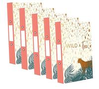 A4 Folder A4 Ring Binder Refillable A4 Ring Binder 2 Rings for Adding Brochure Cover Scrapbooking Papers Loose Sheets Great for School Work, Office Presentation and Home (5)