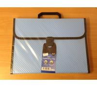 A4 Foolscap A-Z 13 Blue Pocket Document Organiser Expanding File