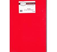 A4 Foundation Card - Scarlet