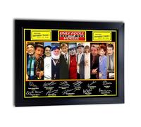 A4 Framed Poster Only Fools and Horses Cast Signed/Autographed Print. David Jason, Nicholas Lyndhurst etc.