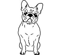 A4 'French Bulldog' Wall Stencil/Template (WS00046451)
