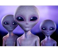 A4| Funky Aliens Poster Print Size A4 Outer Space Poster #8214