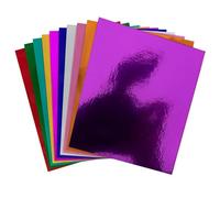 A4 Glitter Craft Paper - Assorted Colors, Ten Sheets,Non Shed Spa?kle Card Stock, Shiny Glitter Sheets | Scrapbook Card Making DIY Crafts Decorations Art Supplies Creative Projects Handmade Crafts
