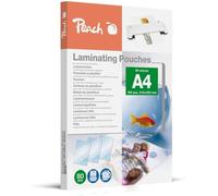A4 Glossy Laminating Pouches, 80 Mic, Set of 100 - Peach Brand Quality