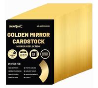 A4 Golden Mirror Cardstock Paper 60 Sheets 250gsm/92lb Card Stock
