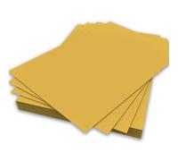 A4 Golden Yellow Colour Paper 80gsm Sheets Double Sided Printer Paper Copier Origami Flyers Drawing School Office Printing 210mm x 297mm (A4 Golden Yellow Paper - 80gsm - 500 Sheets)