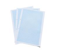 A4 Graph Paper, Blue Grid, 75gsm, 1/5/10mm Grid Lines, Pre-Punched, 5000 Sheets, 10 Reams