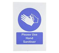 A4 Hand Sanitiser Safety Sign 300 x 210mm Correx Plastic
