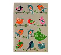 A4 Hard Cover Writing Notebook - Bird on a Branch Design - 160 Pages - Ruled