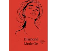 A4 Hardcover Grid Notebook: Elegant Empowerment Journal - Diamond Mode On Series