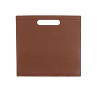 A4 Heavy PU Leather Document Bag, Office Organizer, Tablet, Folder(Brown)