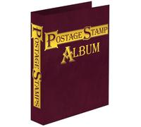 A4 Hobby Designer 4-Ring Binder Album - Eco-Friendly Premium Storage Folder (Postage Stamps)