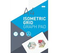 A4 ISOMETRIC GRAPH PAD: 100 Pages of isometric graph paper grids for you to develop your ideas. Ideal for room and garden planner ideas. (Graph Grid Pad)