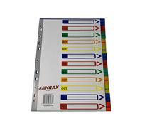 A4 Jan - Dec Month Polypropylene Dividers with Index Cover