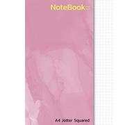 A4 Jotter Squared: Grid Graph Paper Jotter Journal Notebook : 7mm. Squared Thin & Light Grey : A4 Jotter Squared Notebok 100 Pages White Paper : A4 Size 21 × 29.7 cm (8.3 × 11.7 Inches)