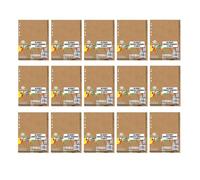 - A4 Kraft Subject Divider | BROWN Colour File Divider | Punched File Divider 5 PART | Kraft Paper Folder 11 Holes for Ring Binder | Lever Arch Files | Organizing for Home, Office, School (15)