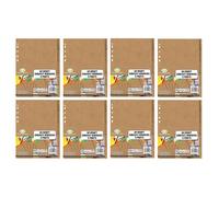 - A4 Kraft Subject Divider | Brown Colour File Divider | Punched File Divider 5 Part | Kraft Paper Folder 11 Holes for Ring Binder | Lever Arch Files | Organizing for Home, Office, School (8)