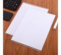 A4 L Shape Clear Plastic Sheet Protectors, Waterproof Clear Pockets File Holders, for Work, Report, Project, Presentation,Contracts Papers