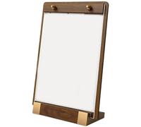A4 L Shape Wood Menu Paper Holder Display Stand Table Number Wedding Acrylic Sign Holder Phone Pictures Frame 210x297mm