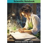 A4 Lab Notebook for Women in STEM | Journal with Graph Paper & Inspirational Quotes: Science Needs Her Voice - Green Horizon Edition