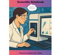A4 Lab Notebook for Women in STEM | Science Journal with Graph Paper & Inspirational Quotes: Science Needs Her Voice - Go With the Flow Edition 1