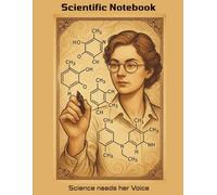 A4 Lab Notebook for Women in STEM | Science Journal with Graph Paper & Inspirational Quotes: Science Needs Her Voice - Chemistry Muse