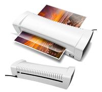 A4 Laminator A5 A6 Laminator Machine, Portbale Laminator A4 Laminating Machine for Hot and Cold Settings with ABS Release Function, Thermal Laminator Machine for Home Office School Use