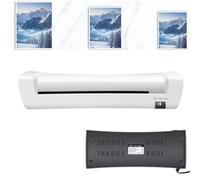 A4 Laminator Machine for Home Use, 9inches Thermal Laminator with Dual Heat Settings, Never Jam Technology, 80-125 Micron, 280MM/Min High-Speed Laminating for Home, Office, and School Use