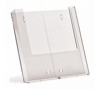 A4 LEAFLET HOLDER WALL MOUNTED PORTRAIT BROCHURE CATALOGUE DISPLAY x 4 PACK