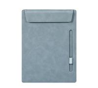 A4 Leather Clipboard Magnetic Absorption Silver Clip Manager Signature Pad Writing File Office Meeting Vintage Folder Menu Board