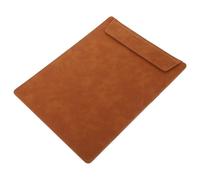 A4 Leather Signing Clipboard Writing Pad File Holder Brown